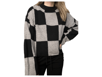 Gina Tricot checkered sweater