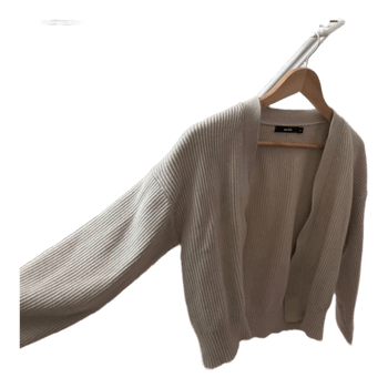 Beige neuletakki