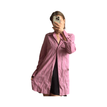 Vaaleanpunainen kauluspaita