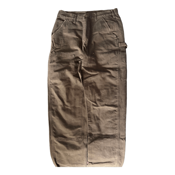 Brown Carhartt double knee carpenter pants
