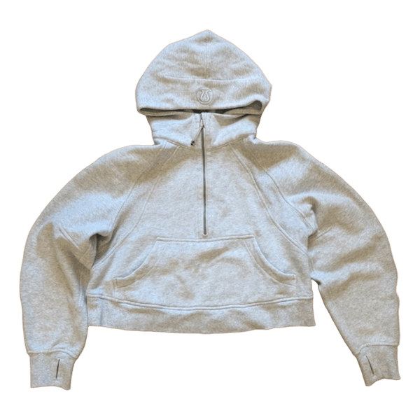 Lululemon Grey half-zip hoodie