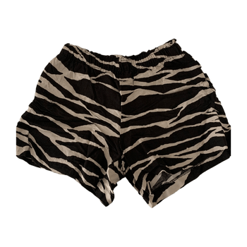 Zebra print shorts