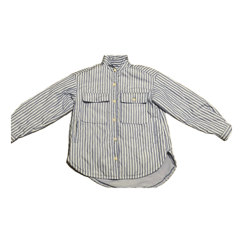 Zara striped quilted shirt