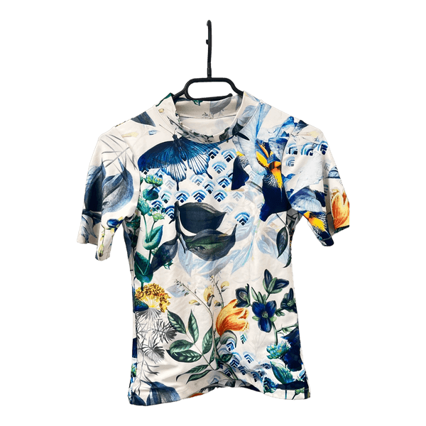 Floral swim top