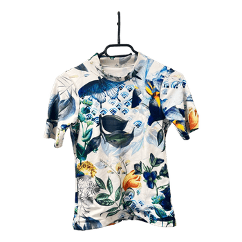 Floral swim top