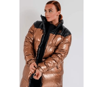 Luxury long puffer jacket