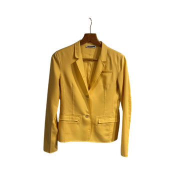 Yellow tailored blazer