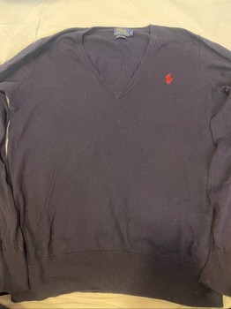 Blå Polo Ralph Lauren strik