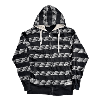 Garrett black pattern hoodie