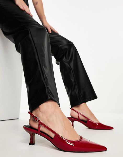 Strut Slingback Heels