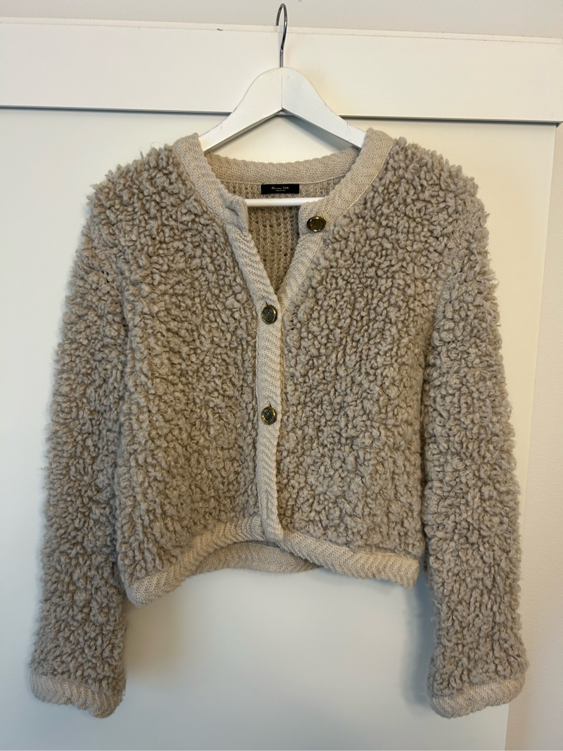 Massimo Dutti fluffy cardigan