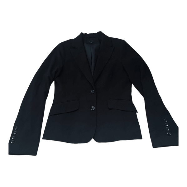Sort figursyet kort blazer
