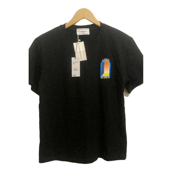 Casablanca T-shirt L'Arche 🌊 Noir - Neuf avec étiquette