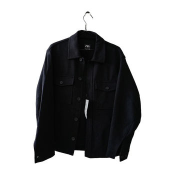 Musta overshirt takki