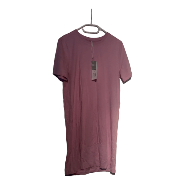Lyserød Only t-shirt kjole