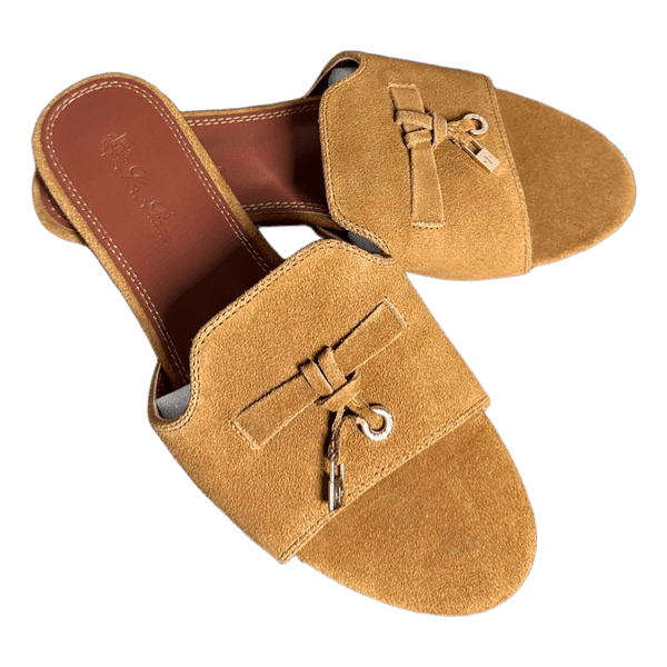 Loro Piana suede sandals