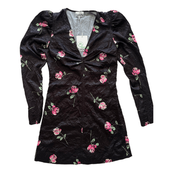Ganni floral mini dress
