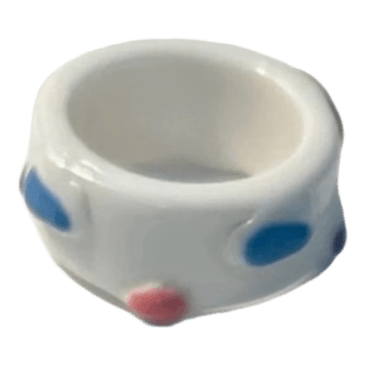 White cute ring