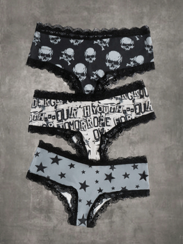 Grunge lace panty set