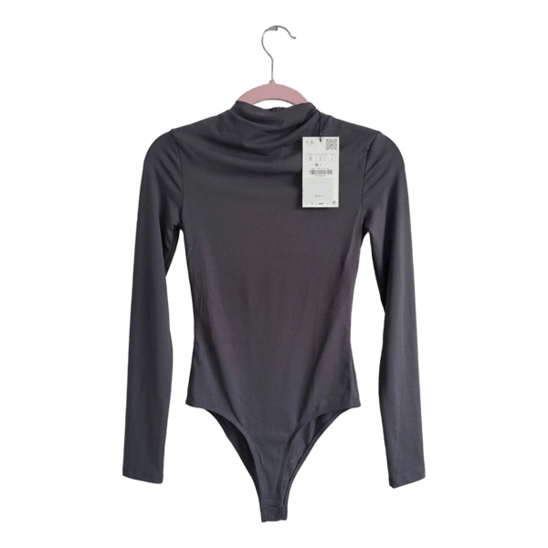 mock neck bodysuit