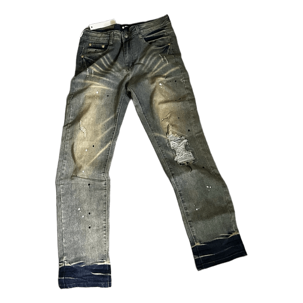 Purple jeans