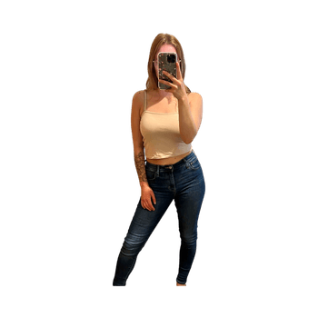 Beige tank top