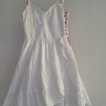 Hollister white dress 