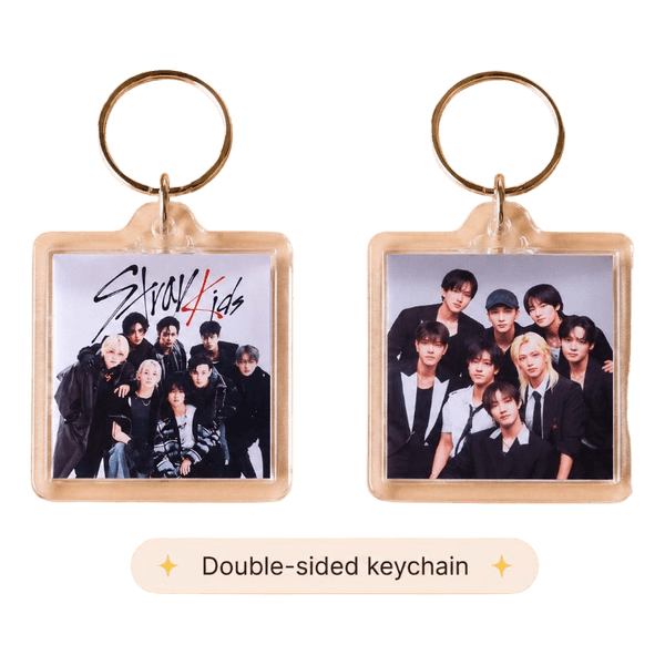 Stray Kids nøglering Dobbeltsidet