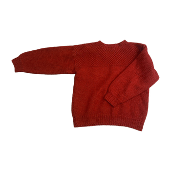 Red wool sweater