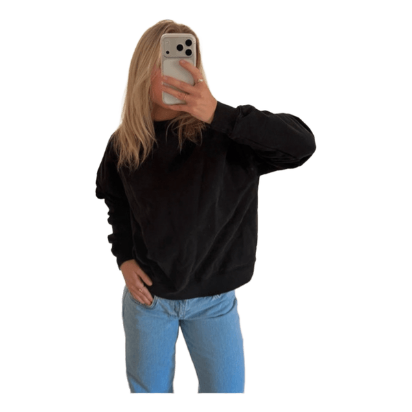 Sort sweatshirt