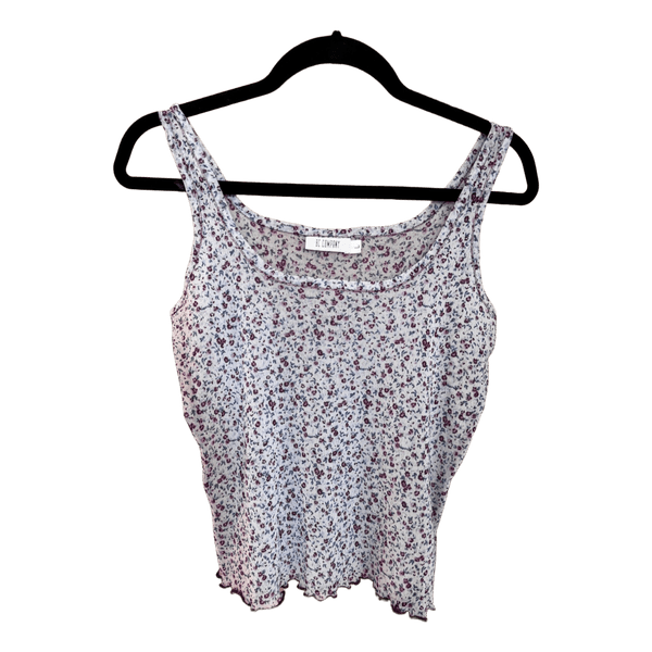 Floral print tank top
