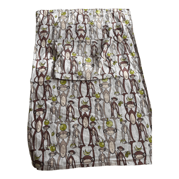 Monkey print bedding set kids