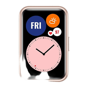 Pink fitness watch