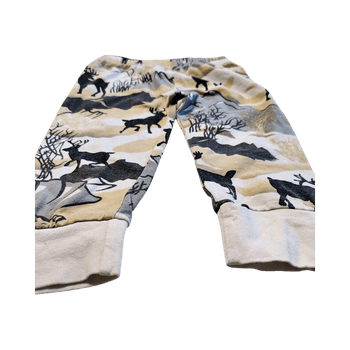 Vauvan housut eläinkuvioilla