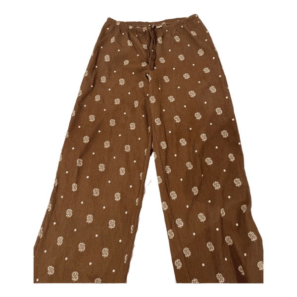 Brune mønstrede bukser