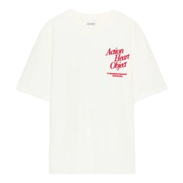 Hvid zara t-shirt med tryk