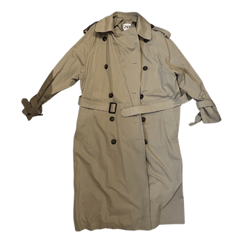 Zara beige trench coat