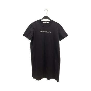 Musta logo t-paitamekko