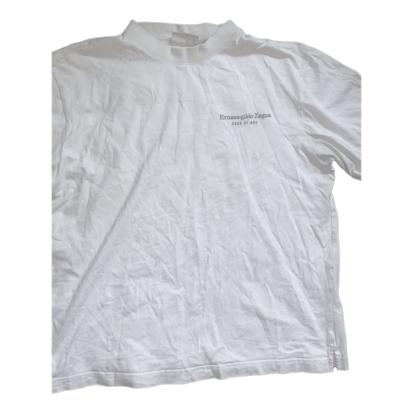 White cotton t-shirt