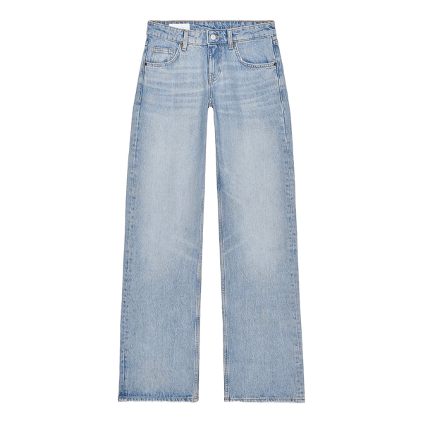 Lyseblå straight leg jeans