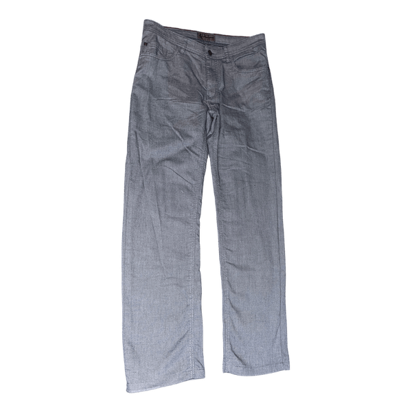 Grey patterned trousers
