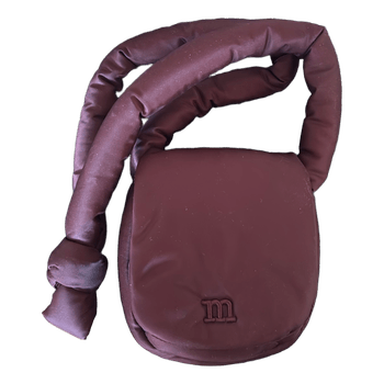 Marimekko Burgundy padded shoulder bag