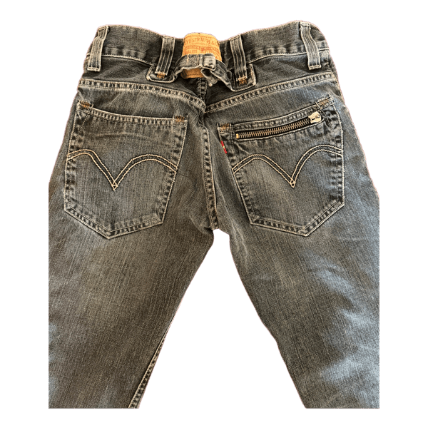 Levi's grey straight jeans