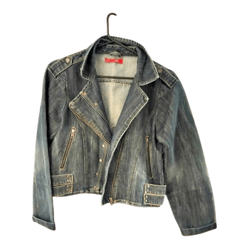 Blå denimjakke