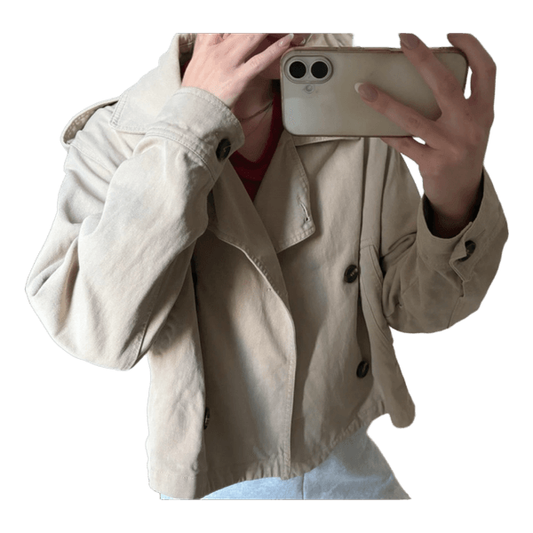Beige jakke