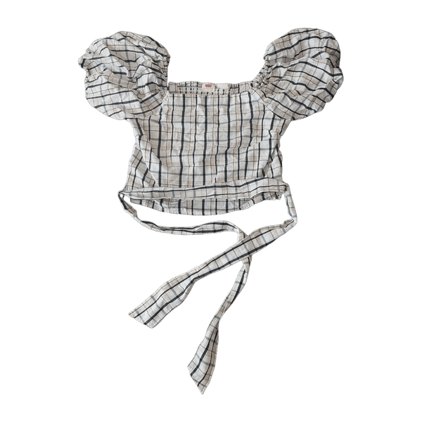 Levi's multicolored checkered top