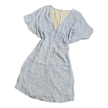 Mango blue floral dress
