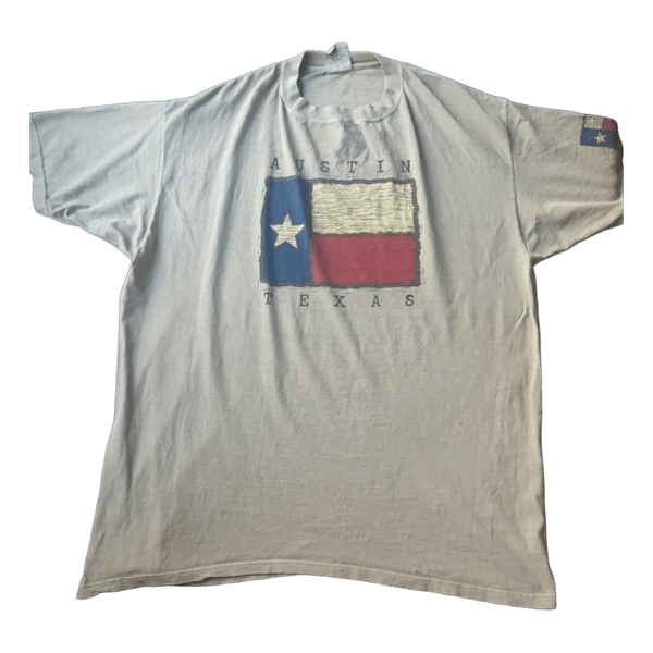 Anvil Authentic Pigment Austin Texas T-paita - Beige - Miesten XL