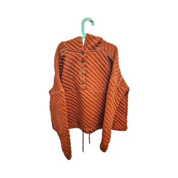 Oranssi hupullinen pusero