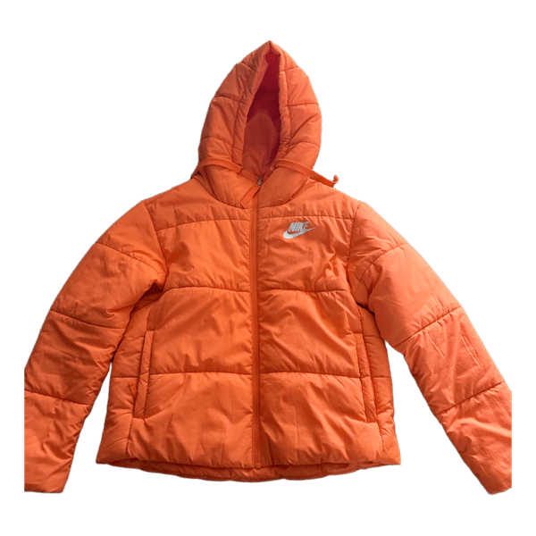 Nike orange puffer jacket
